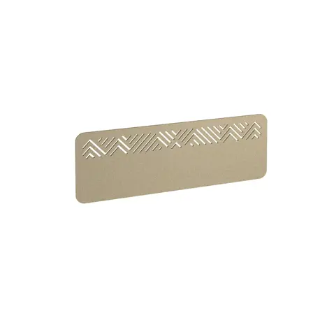 Chevron Acoustic Desktop Screen - 1200mm - Dark Camel